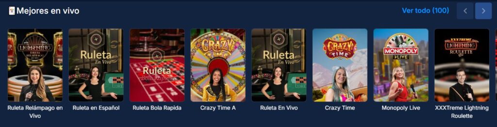 mejores juegos en vivo rivalo colombia