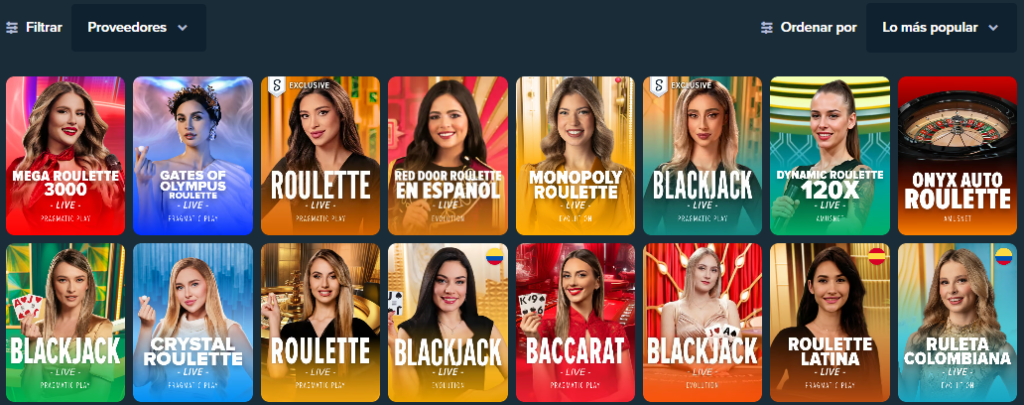 Casino en Vivo de Stake.co