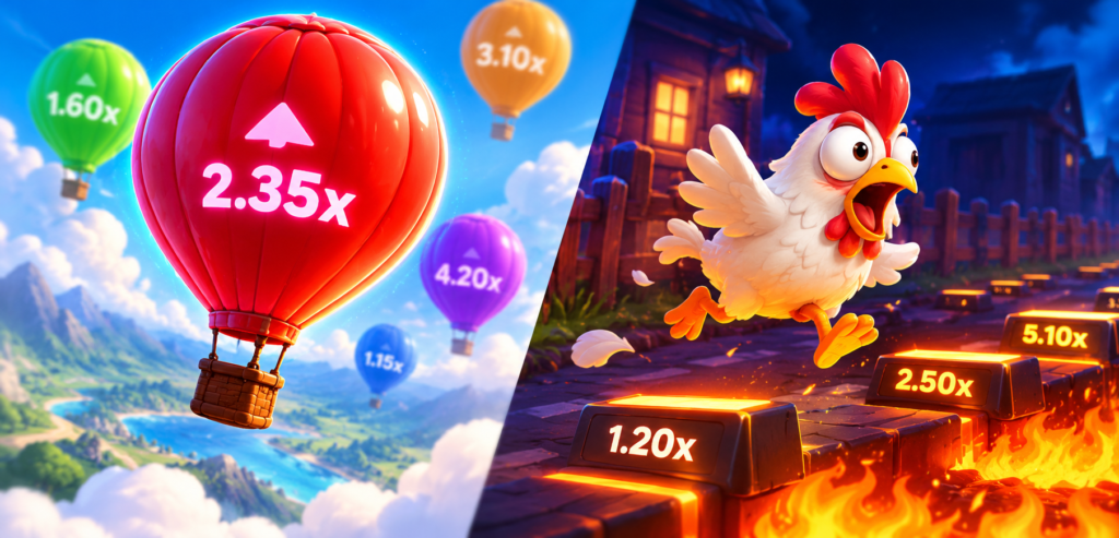 Donde jugar balloon y chicken Road